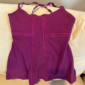 Lululemon tank top with built in bra